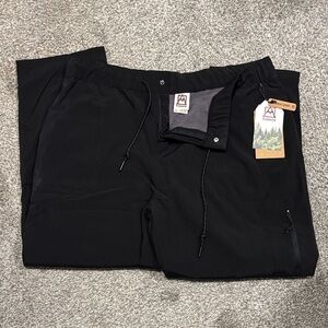 Avalanche Charcoal Pants with Drawstring